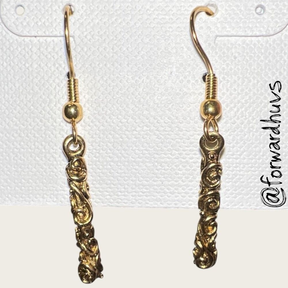 Bundle Sale 3 for $15 | Hand Crafted Gold-Tone Ornate Filigree Earrings
